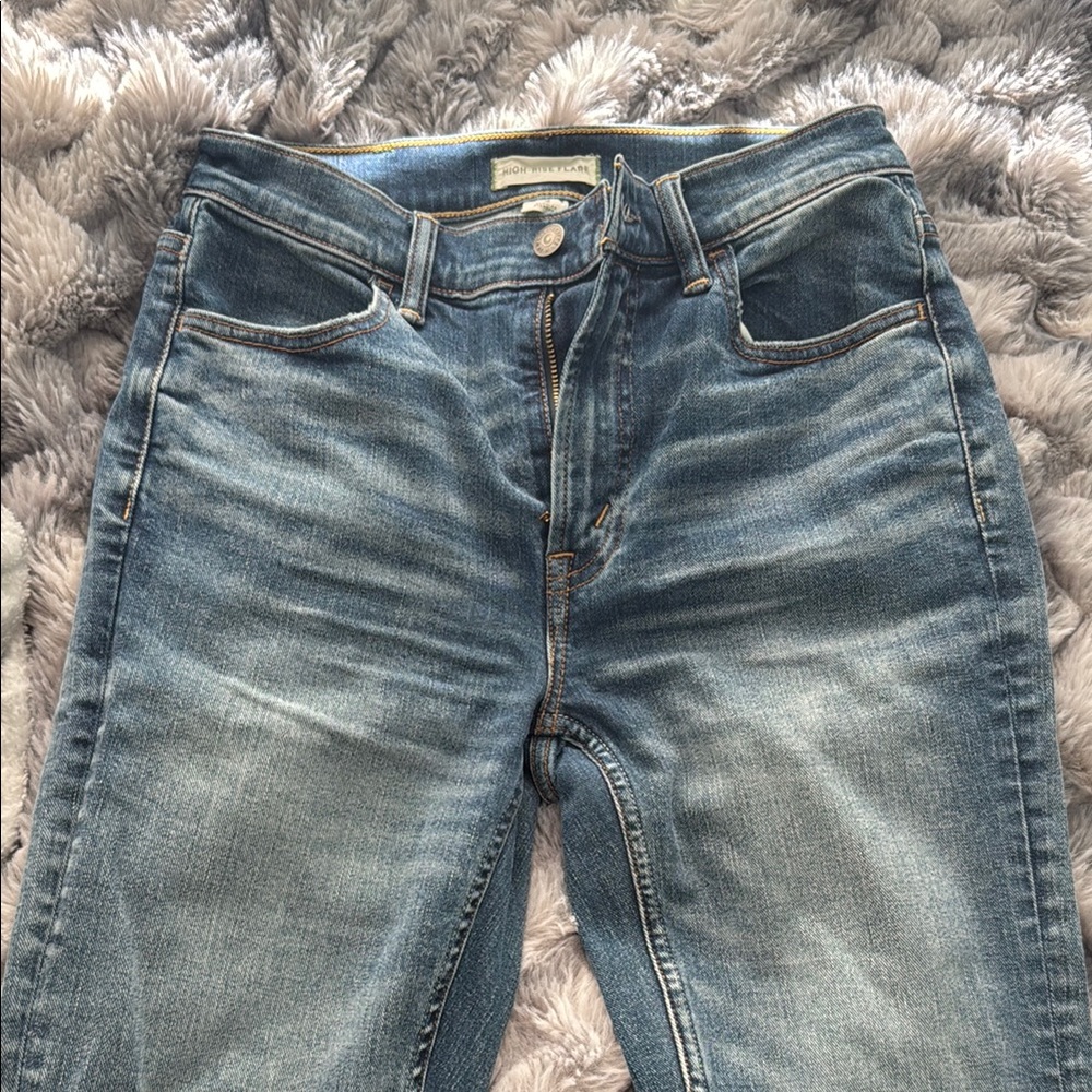 AMERICAN EAGLE Classic High rise Flare Blue Denim Jeans